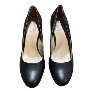 Naturalizer Berlin Classic Black Square Toe Block Heels size 7.5